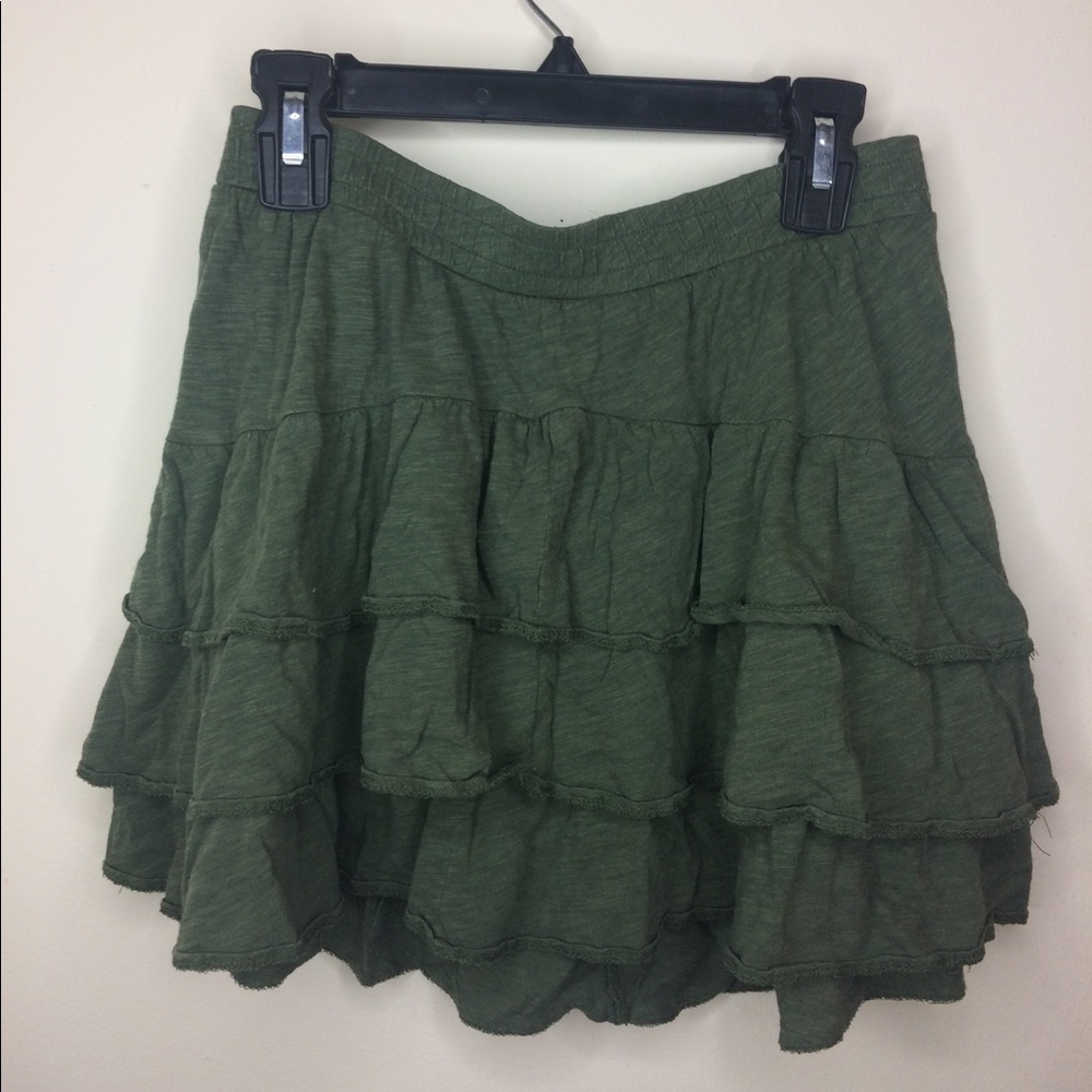 American Eagle Army Green Mini Skirt